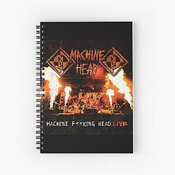 Machine Head machine fking head live Spiral Notebook