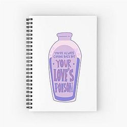 BOYSHIT Madison Beer Lyrics Spiral Notebook