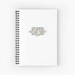 i was supposed to be in the video madison beer Spiral Notebook