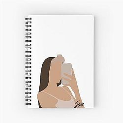 Madison Beer sticker  Spiral Notebook