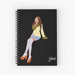 Madison Beer sticker  Spiral Notebook