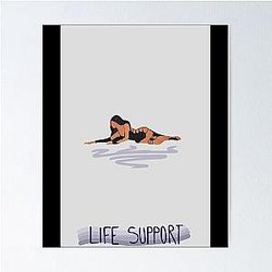 madison beer life support with words   Poster