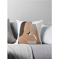 Madison Beer sticker  Throw Pillow