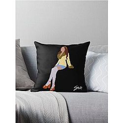 Madison Beer sticker  Throw Pillow
