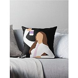 Madison Beer Sticker  Throw Pillow