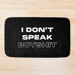 I Don't Speak Boyshit - Madison Beer Bath Mat
