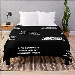 Life Support Created By Madison Beer Throw Blanket