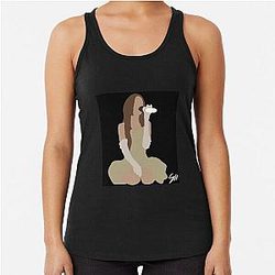 Madison Beer sticker  Racerback Tank Top