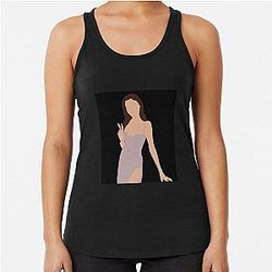 Madison Beer sticker  Racerback Tank Top