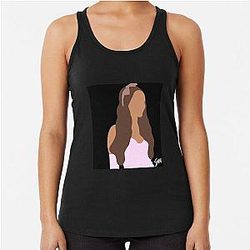 Madison Beer sticker  Racerback Tank Top