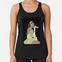 Madison Beer sticker  Racerback Tank Top
