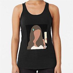 Madison Beer sticker  Racerback Tank Top