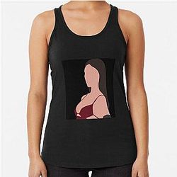 Madison Beer sticker  Racerback Tank Top