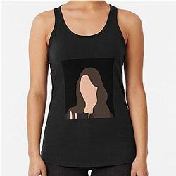 Madison Beer sticker  Racerback Tank Top