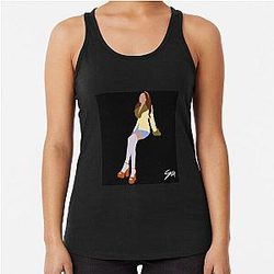 Madison Beer sticker  Racerback Tank Top