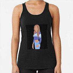 Madison Beer sticker  Racerback Tank Top