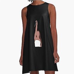 Madison Beer sticker  A-Line Dress