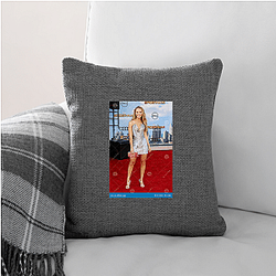 Comedy And Thriller Face Madison Iseman Pillows Cover