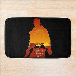 Vintage Mad Max Minimalist Gift Movie Fans Bath Mat