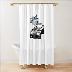 Mad Max Interceptor  45 Shower Curtain