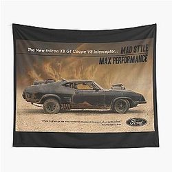 Mad Max Interceptor Tapestry