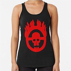 Best seller mad max skull merchandise Racerback Tank Top