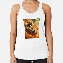 Mad Max Poster Art Racerback Tank Top