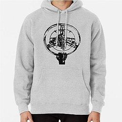 Mad Max Wheel Stencil Design Pullover Hoodie