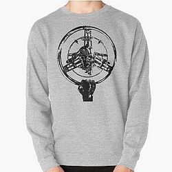 Mad Max Wheel Stencil Design Pullover Sweatshirt