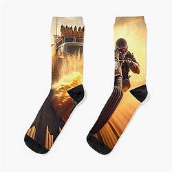 Mad Max Post-Apocalyptic race Socks