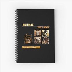 8Bit Mad Max  Spiral Notebook