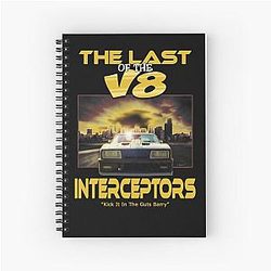 Mad Max Interceptor Spiral Notebook