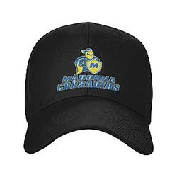 Madonna University Curved Brim Baseball Cap Solid Color Dad Hat for Men