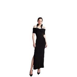 Madonna Leila Dress with Neckline Slit