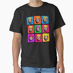 Colorful Mae West in Pop Art Style Classic T-Shirt