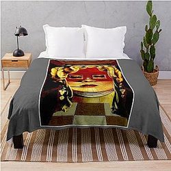 Mae West Vintage Abstract Classic Throw Blanket
