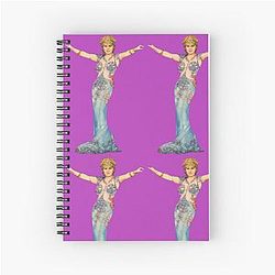 Mae West No Angel Va Voom Screen Siren Spiral Notebook
