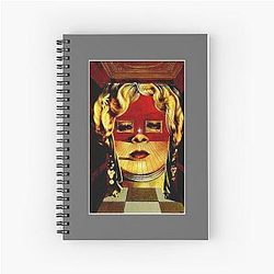 MAE WEST Vintage Abstract Portrait Classic Notebook