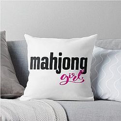 Mahjong Throw Pillow