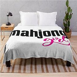 Mahjong Girl Blanket