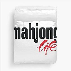 Mahjong Life Duvet Cover