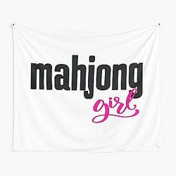 Mahjong Girl Tapestry