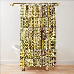 Mahjong Tiles Chinese Game Campy Shower Curtain