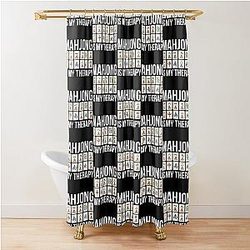 Mahjong Is My Therapy - Funny Mahjong Quote Shower Curtain