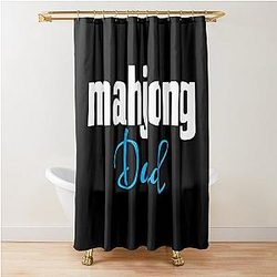 Mahjong Dad Shower Curtain