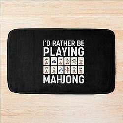 I'd Rather Be Playing Mahjong Mat