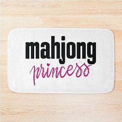 Mahjong Princess Bathroom Mat
