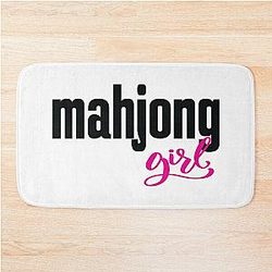 Mahjong Girl Bath Mat → Mahjong Girl Bath Mat