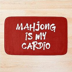 Mahjong is my Tabletop Bath Mat