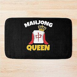 Funny Mahjong Game Bath Mat